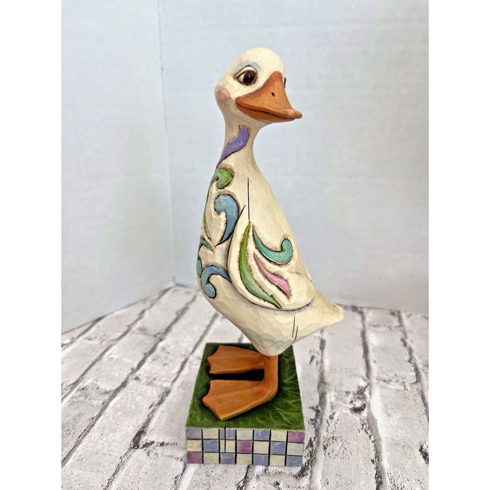 Jim Shore Enesco Heartwood Creek Duck Family Standing Duck 7.75 Inches #4009751